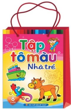 Bộ Túi Tập Tô Màu Nhà Trẻ (Túi 8 Cuốn)