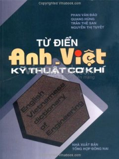 Từ Điển Anh - Việt Kỹ Thuật Cơ Khí