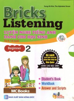 Bricks Listening Beginner - Tập 2: Luyện Nghe Tiếng Anh Dành Cho Học Sinh (Kèm 1 CD)