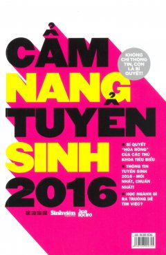 Cẩm Nang Tuyển Sinh 2016