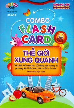 Combo Flash Card Thế Giới Xung Quanh - Bộ 7 Chủ Đề (Song Ngữ Việt - Anh)